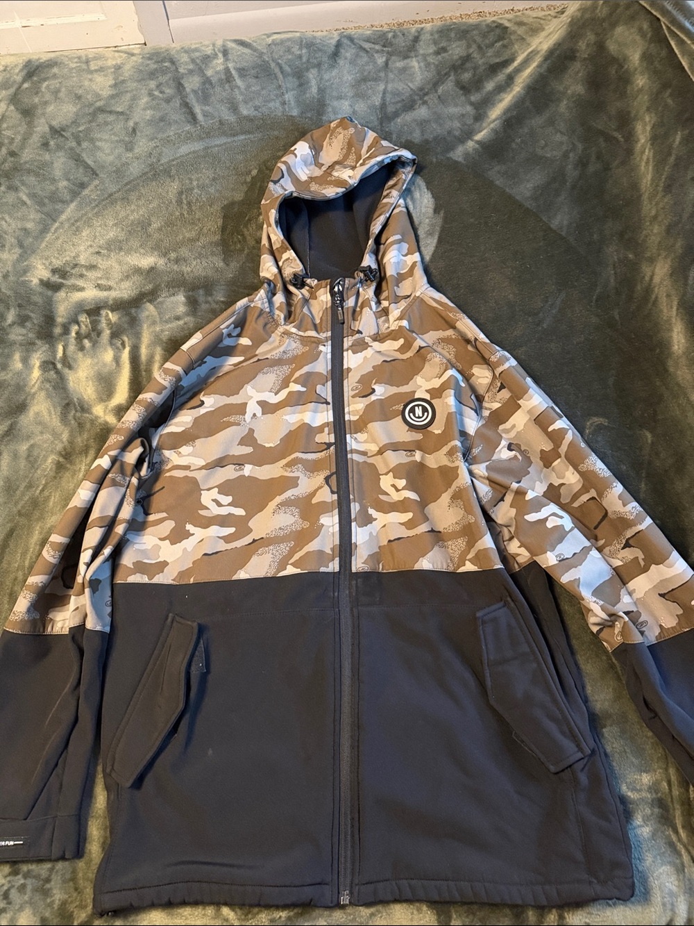 Men's Neff Camouflage Hooded Coat